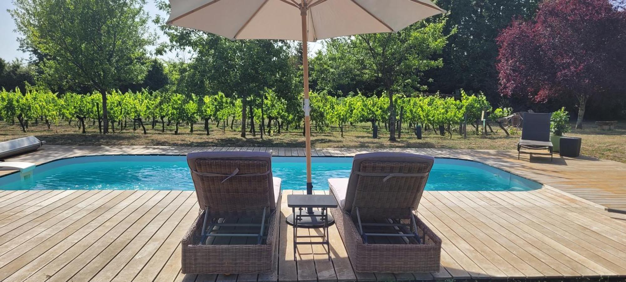 La Vigneraie De Laura Bed & Breakfast Sainte-Colombe  Exterior foto