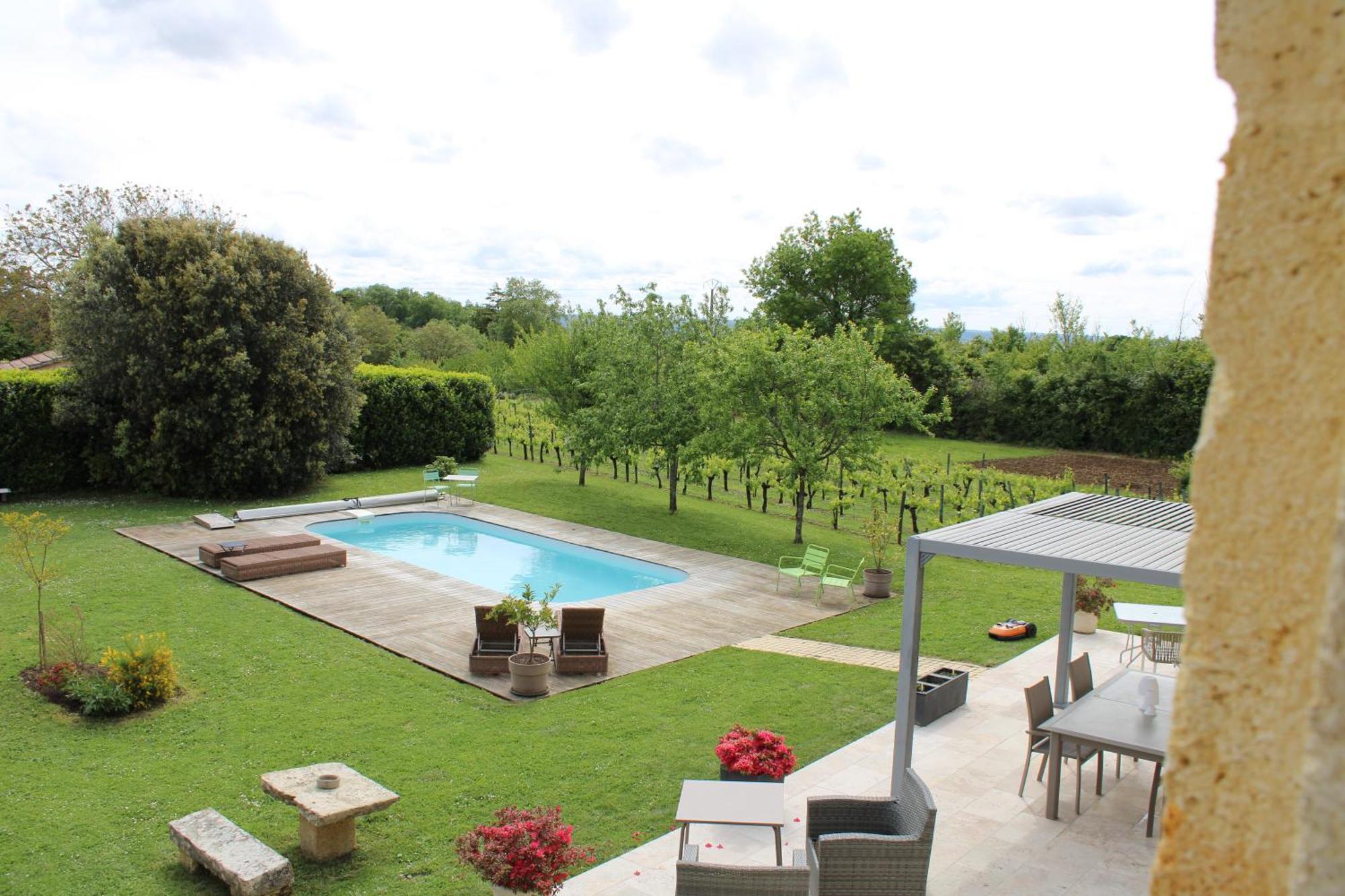 La Vigneraie De Laura Bed & Breakfast Sainte-Colombe  Exterior foto
