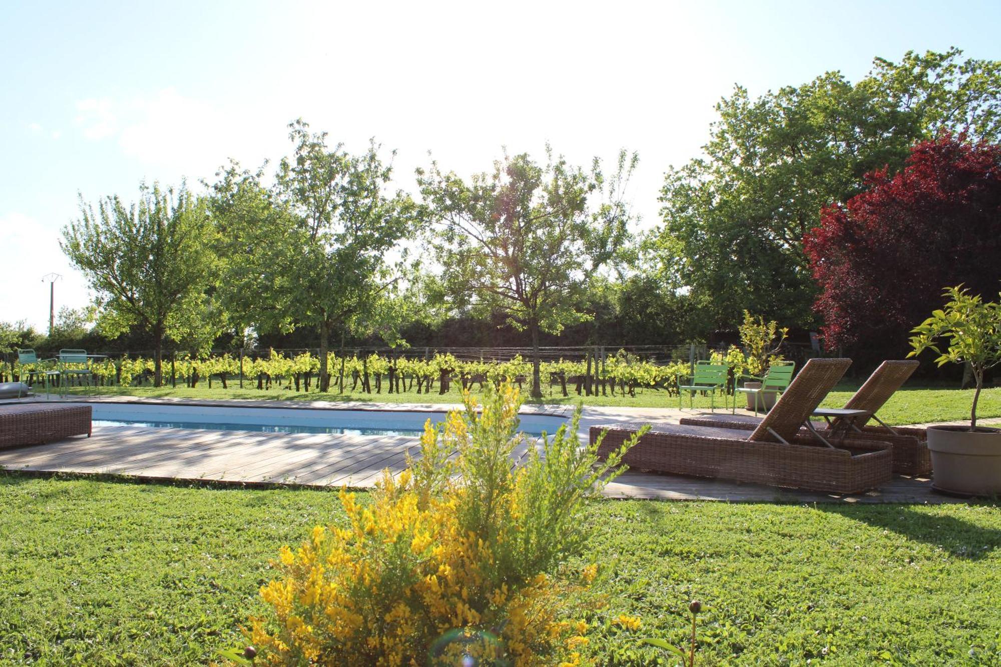 La Vigneraie De Laura Bed & Breakfast Sainte-Colombe  Exterior foto
